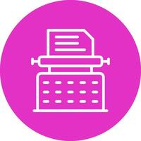 Typewriter Creative Icon Design vector