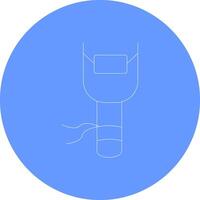 Line Circle Multicolor Design vector