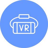 VR Glasses Creative Icon Design vector