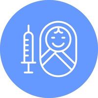 Vaccination Creative Icon Design vector