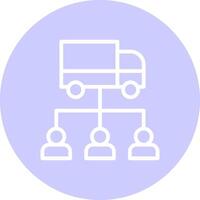 Line Circle Multicolor Design vector