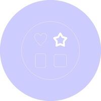 Line Circle Multicolor Design vector