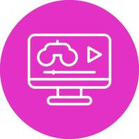 Game Streaming Creative Icon Design vector
