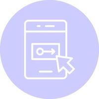 Landing Page Creative Icon Design vector