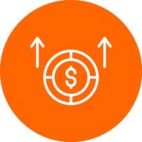 Cash Flow Creative Icon Design vector