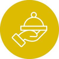Room Service Creative Icon Design vector