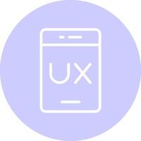 User Experience Creative Icon Design vector
