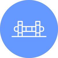 Dumbbells Creative Icon Design vector