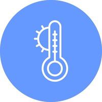 Temperature Creative Icon Design vector