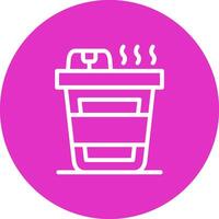 Hot Drink Creative Icon Design vector