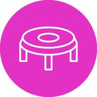 Trampoline Creative Icon Design vector