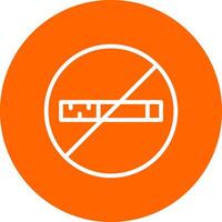 No Smoking Creative Icon Design vector