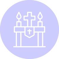 Altar Creative Icon Design vector