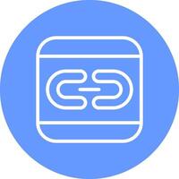 Link Creative Icon Design vector