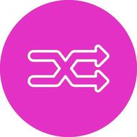 Line Circle Multicolor Design vector