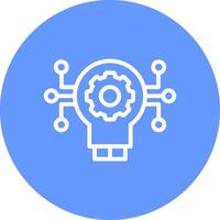 Technology Disruption Creative Icon Design vector