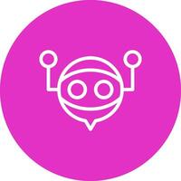 Virtual Assistant Creative Icon Design vector
