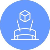 Head Up Display Creative Icon Design vector