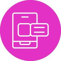 Mobile Boarding Pass Creative Icon Design vector