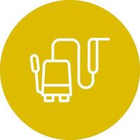 High Pressure Washer Creative Icon Design vector