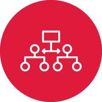 Labeled Hierarchy Creative Icon Design vector