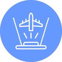 Ar Flight Training Creative Icon Design vector