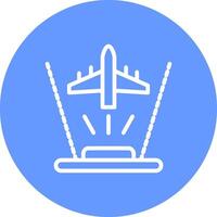 Ar Flight Training Creative Icon Design vector