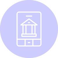 Banking App Creative Icon Design vector