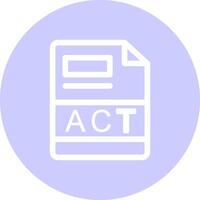 ACT Creative Icon Design vector