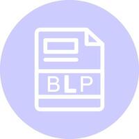 BLP Creative Icon Design vector