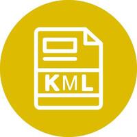 KML Creative Icon Design vector