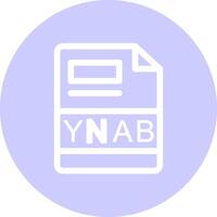 ynab creativo icono diseño vector