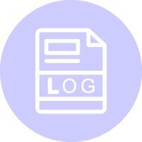 LOG Creative Icon Design vector