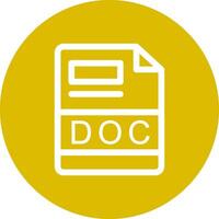 DOC Creative Icon Design vector