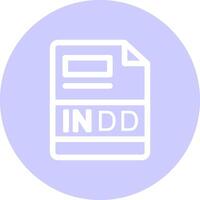 INDD Creative Icon Design vector