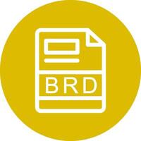 BRD Creative Icon Design vector