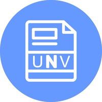 unv creativo icono diseño vector