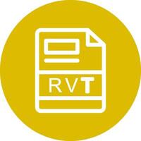 rvt creativo icono diseño vector