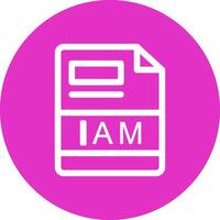IAM Creative Icon Design vector