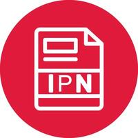 IPN Creative Icon Design vector