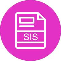 SIS Creative Icon Design vector