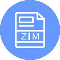 ZIM Creative Icon Design vector