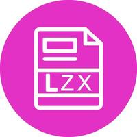 lzx creativo icono diseño vector