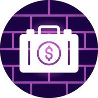 Suitcase Creative Icon Design vector