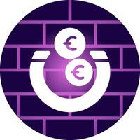diseño de icono creativo de atracción de dinero vector