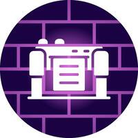 Plotter Creative Icon Design vector