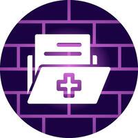 Medical History Creative Icon Design vector