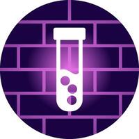 Test Tube Creative Icon Design vector