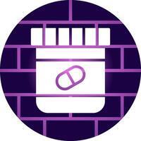 Pills Creative Icon Design vector