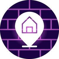 Property Location Creative Icon Design vector